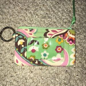 Vera Bradley keychain wallet